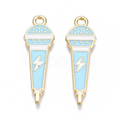 Alloy Enamel Pendants PALLOY-N170-015C-NR-1