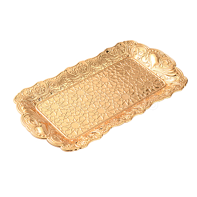 Rectangle Brass Jewelry Plate AJEW-WH0326-30G-1