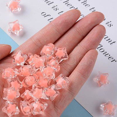 Transparent Acrylic Beads TACR-S152-02A-SS2109-1