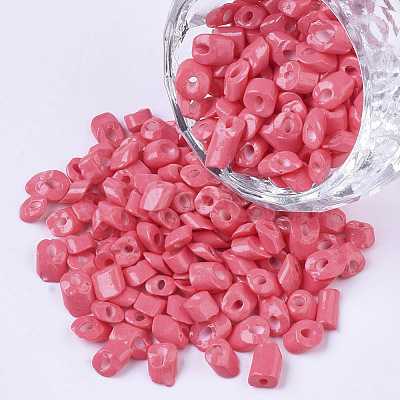 6/0 Baking Paint Glass Seed Beads SEED-S034-A10-1