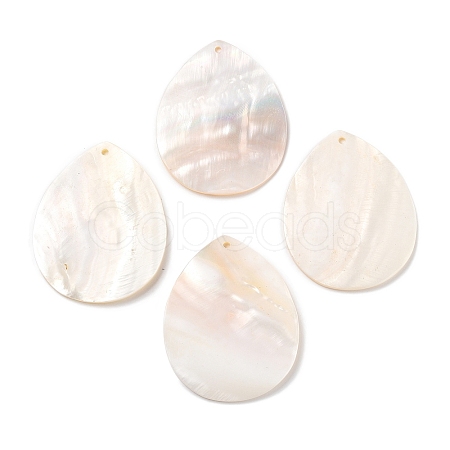 Natural Freshwater Shell Pendants SHEL-D082-01D-1