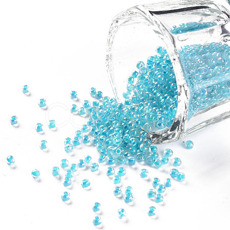 11/0 Grade A Transparent Glass Seed Beads X-SEED-N001-E-314-1