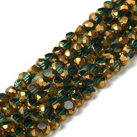 Electroplate Glass Beads Strands EGLA-P061-01B-06-1