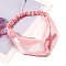 Satin Cloth HairBands, Soft Thick Head Wrap, Pink, 180x160mm