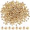 Unicraftale 304 Stainless Steel Beads, Round, with Bead Container, Golden, 4x3.5mm, Hole: 1.6mm, about 400pcs/box