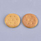 Resin Decoden Cabochons, Imitation Food, Biscuit, Navajo White, 27.5x27x4.5mm