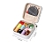 DIY Knitting Tool Kits, Including Wire, Threader, Needle, Thimble, Scissors, White, 9.6x9.6cm