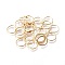 Brass Linking Rings, Golden, 12x0.7~1mm, Inner Diameter: 11mm