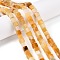 Natural Topaz Jade Beads Strands, Cube, 6~7x6~6.5x6~6.5mm, Hole: 1mm, about 60~61pcs/strand, 15~15.366''(38.1~39cm)