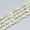 Natural White Moonstone Beads Strands, Chip, Old Lace, 3~11x3~5x1~4mm, Hole: 1mm, about 380~400pcs/strand, 33 inch