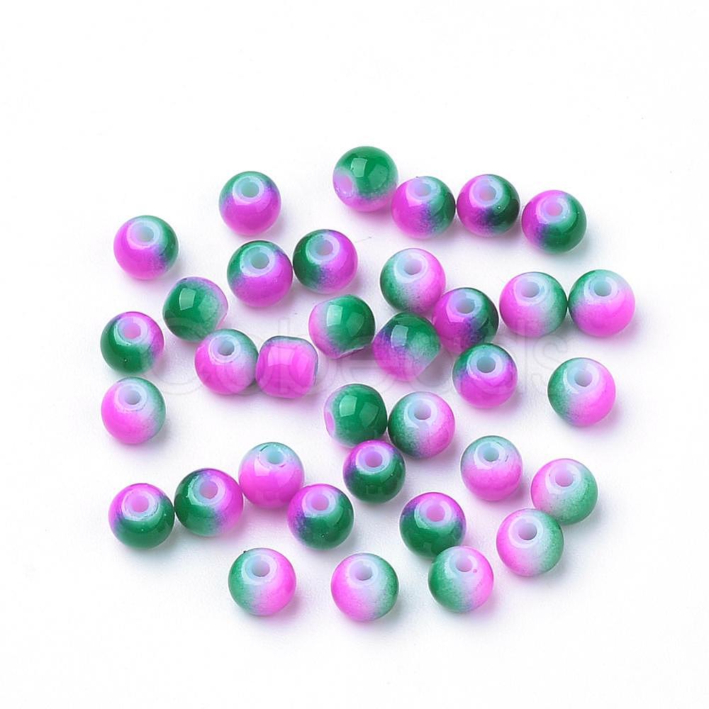 Cheap Spray Painted Glass Beads Online Store - Cobeads.com