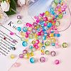 1500Pcs 24 Style Baking & Spray Painted Crackle Glass Beads CCG-SZ0001-13B-4