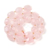 Natural Rose Quartz Beads Strands G-P541-A01-02-2