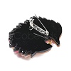 Fashion Hedgehog Acrylic Badge JEWB-C013-05-3