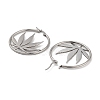 Non-Tarnish 304 Stainless Steel Hoop Earrings EJEW-P271-05P-2