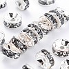 Brass Grade A Rhinestone Spacer Beads RSB037NF-03-1