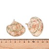 Natural Scallop Shell Pendants SSHEL-N038-15-3