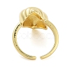 Brass Open Cuff Rings for Women RJEW-Z072-02G-03-3