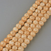 Synthetic Crackle Quartz Beads Strands X-GLAA-S134-8mm-07-2