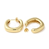 Brass Hoop Earrings EJEW-D273-04G-2
