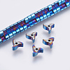 Electroplated Non-magnetic Synthetic Hematite Bead Strand G-E495-14C-1