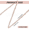 Fingerinspire 1 Yard Crystal Hotfix Rhinestone Bridal Belt Trim Chain DIY-FG0004-44B-2