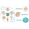 DIY Religion Jewelry Making Findings Kits DIY-TA0008-05-20