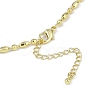 Rack Plating Brass Oval Link Chain Necklaces for Women NJEW-K382-13B-G-2