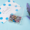 Boutigem 24Pcs 12 Styles Alloy Enamel Connector Charms FIND-BG0001-03-18