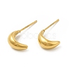 304 Stainless Steel Stud Earing for Women Men EJEW-P216-01G-1