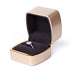 Square Plastic Jewelry Ring Boxes OBOX-F005-01C-3