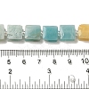 Natural Flower Amazonite Beads Strands G-L596-A14-01-5