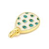 Rack Plating Brass Enamel Charms KK-M293-34G-03-2