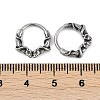 Snake 316 Surgical Stainless Steel Hoop Earrings EJEW-G416-20AS-5