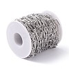 304 Stainless Steel Paperclip Chains CHS-L022-03P-A-4