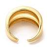 Brass Open Cuff Rings RJEW-P098-24G-3