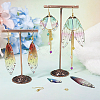 DIY Butterfly Wings Dangle Earring Making Kit DIY-TA0004-45-15