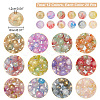 ARRICRAFT 240Pcs 12 Colors Baking Painted Crackle Glass Beads DGLA-AR0001-11-2