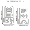 Carbon Steel Cutting Dies Stencils DIY-WH0309-1063-6