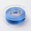 Japanese Eco-Friendly Dyed Flat Elastic Crystal String EW-F005-0.6mm-05-3