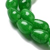 Natural Malaysia Jade Dyed Beads Strands G-B106-A09-01-4