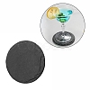 Natural Black Stone Cup Mat AJEW-G036-03-1