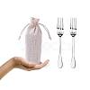 CREATCABIN 3Pcs 3 Styles 410 Stainless Steel Forks AJEW-CN0001-23-5