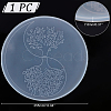 DIY Laser Effect Tai Ji & Tree of Life Pattern Display Decoration Silicone Molds SIL-WH0014-34B-2