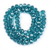 Electroplate Glass Beads Strands EGLA-A034-T10mm-A33-3