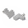 Non-Tarnish 304 Stainless Steel Heart Stud Earrings for Women STAS-B034-17P-2