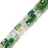 Electroplate Glass Beads Strands EGLA-D030-08C-1