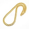 304 Stainless Steel Curb Chain/Twisted Chain Necklaces STAS-A028-N127G-1