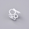 Spray Painted Alloy Cuff Rings RJEW-T011-26-RS-3