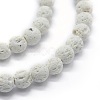 Natural Lava Rock Round Beads Strands X-G-E508-04-8mm-3